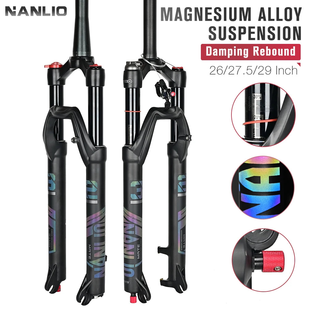 NANLIO X7 MTB Air Suspension Fork — Up to 140mm Travel