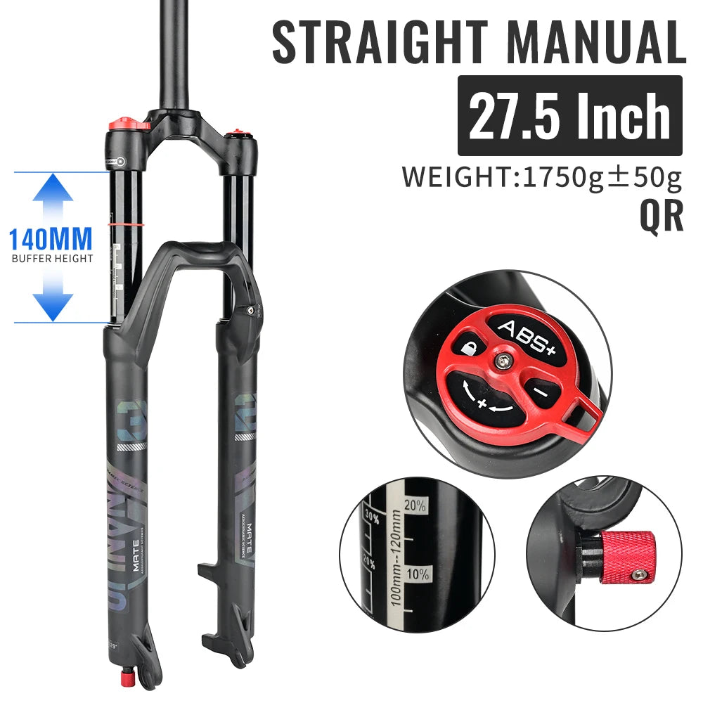 NANLIO X7 MTB Air Suspension Fork — Up to 140mm Travel