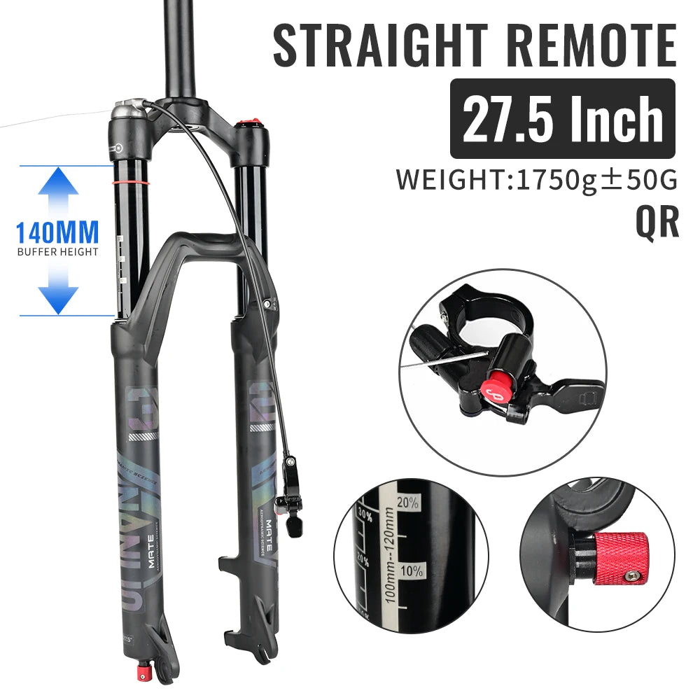 NANLIO X7 MTB Air Suspension Fork — Up to 140mm Travel