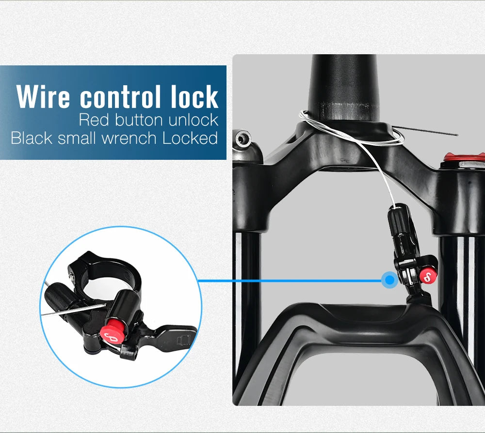 NANLIO X7 MTB Air Suspension Fork — Up to 140mm Travel