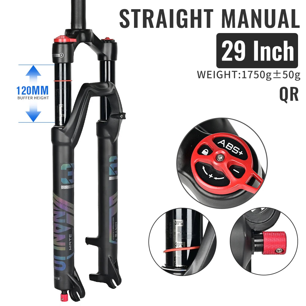 NANLIO X7 MTB Air Suspension Fork — Up to 140mm Travel