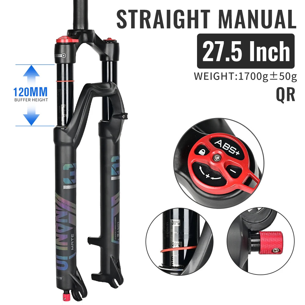 NANLIO X7 MTB Air Suspension Fork — Up to 140mm Travel