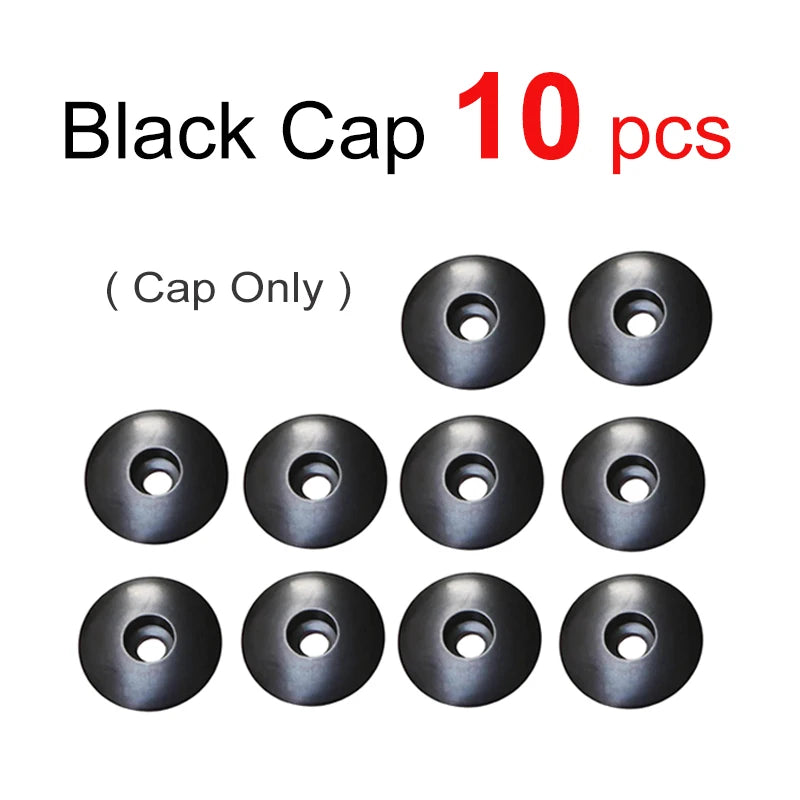 Bike Headset Stem Cap Set with Screw Bolt & Star Nut (1-1/8" 28.6mm)
