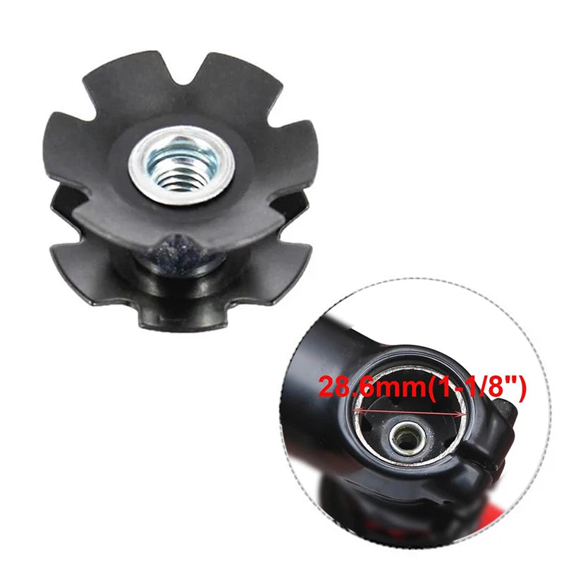Bike Headset Stem Cap Set with Screw Bolt & Star Nut (1-1/8" 28.6mm)