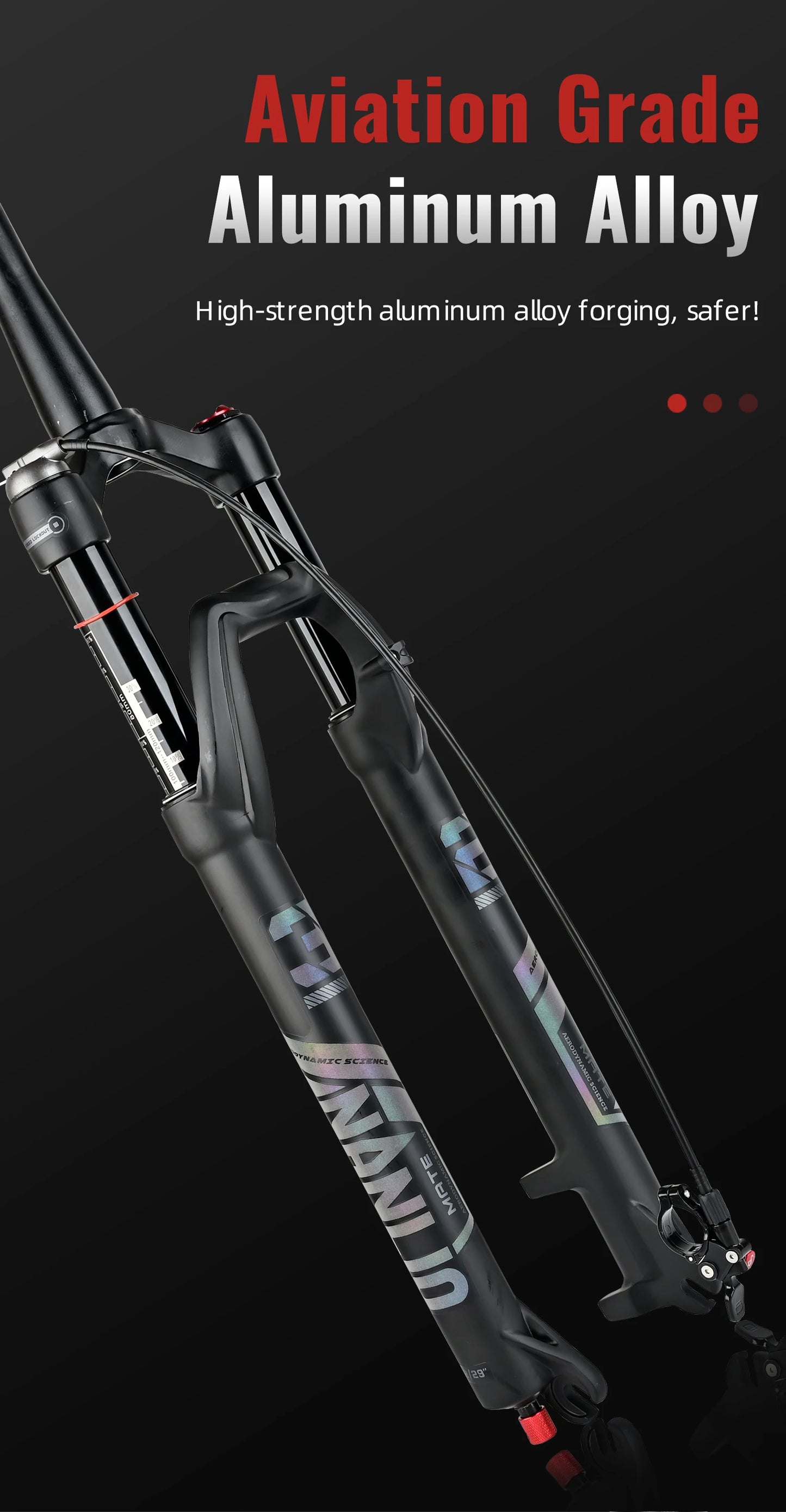 NANLIO X7 MTB Air Suspension Fork — Up to 140mm Travel