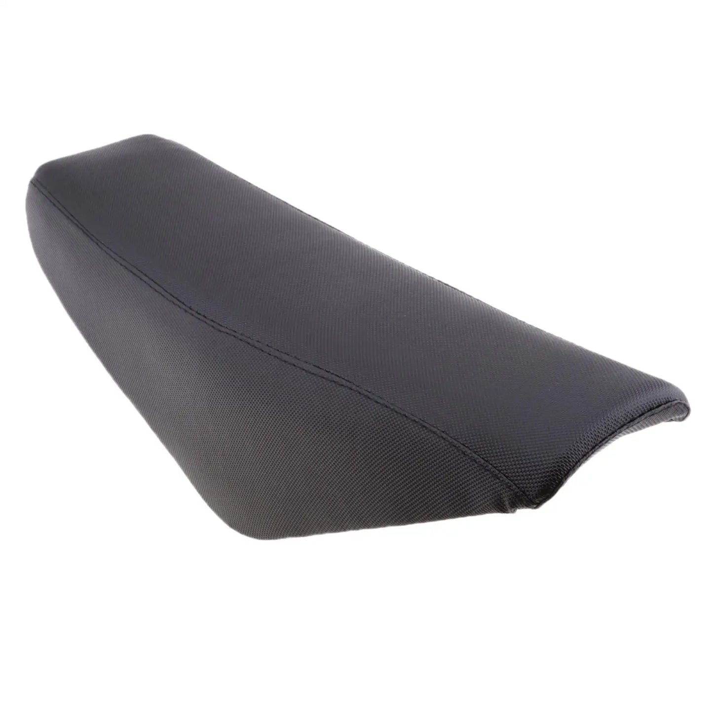Black Flat Tall Foam Seat for 110/125/140cc Pit, Pro, Trail, and Dirt Bikes — New Assembly
