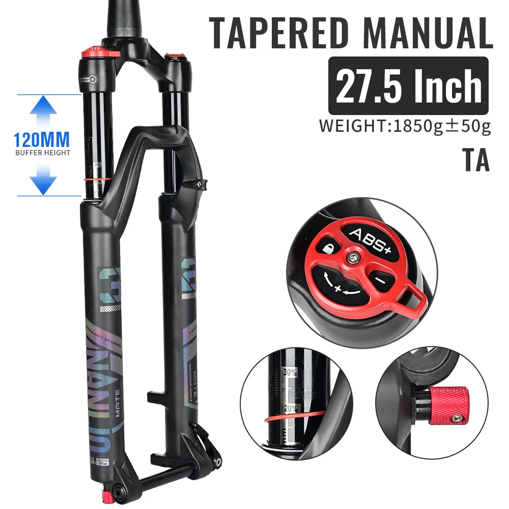 NANLIO X7 MTB Air Suspension Fork — Up to 140mm Travel