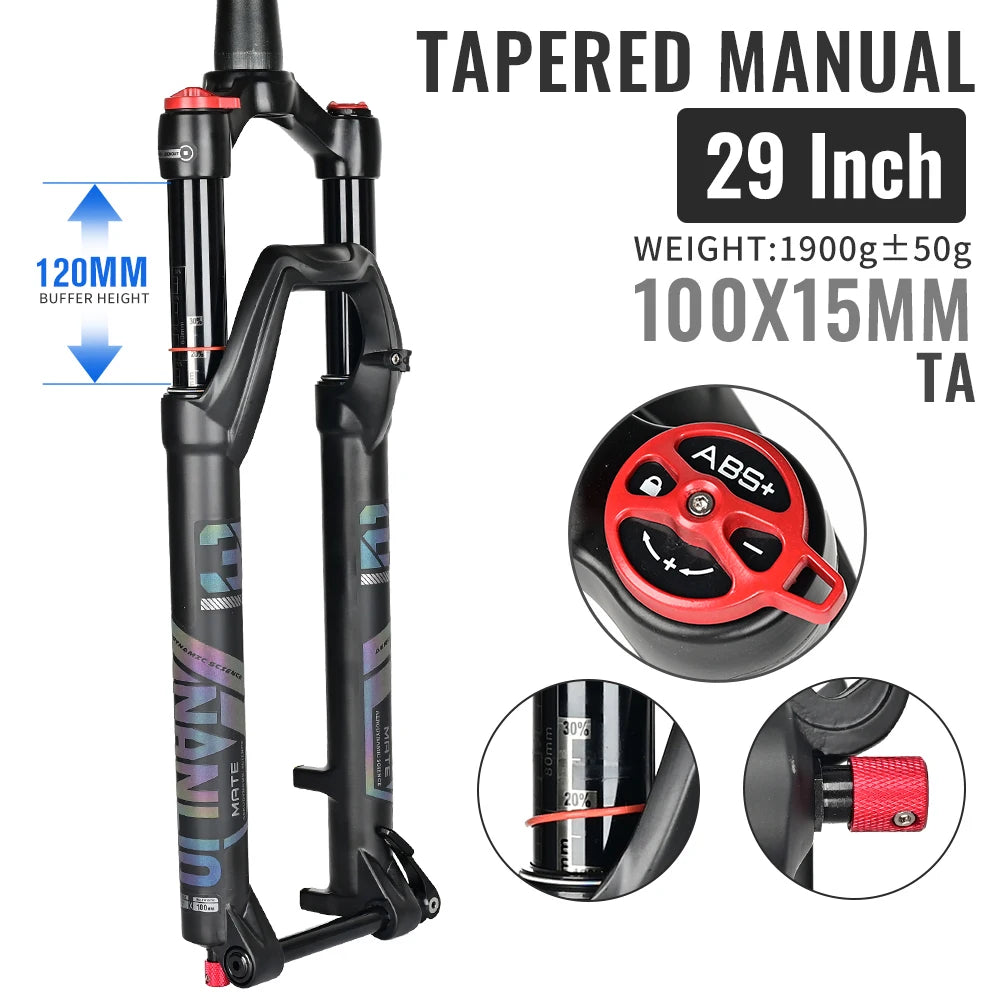 NANLIO X7 MTB Air Suspension Fork — Up to 140mm Travel