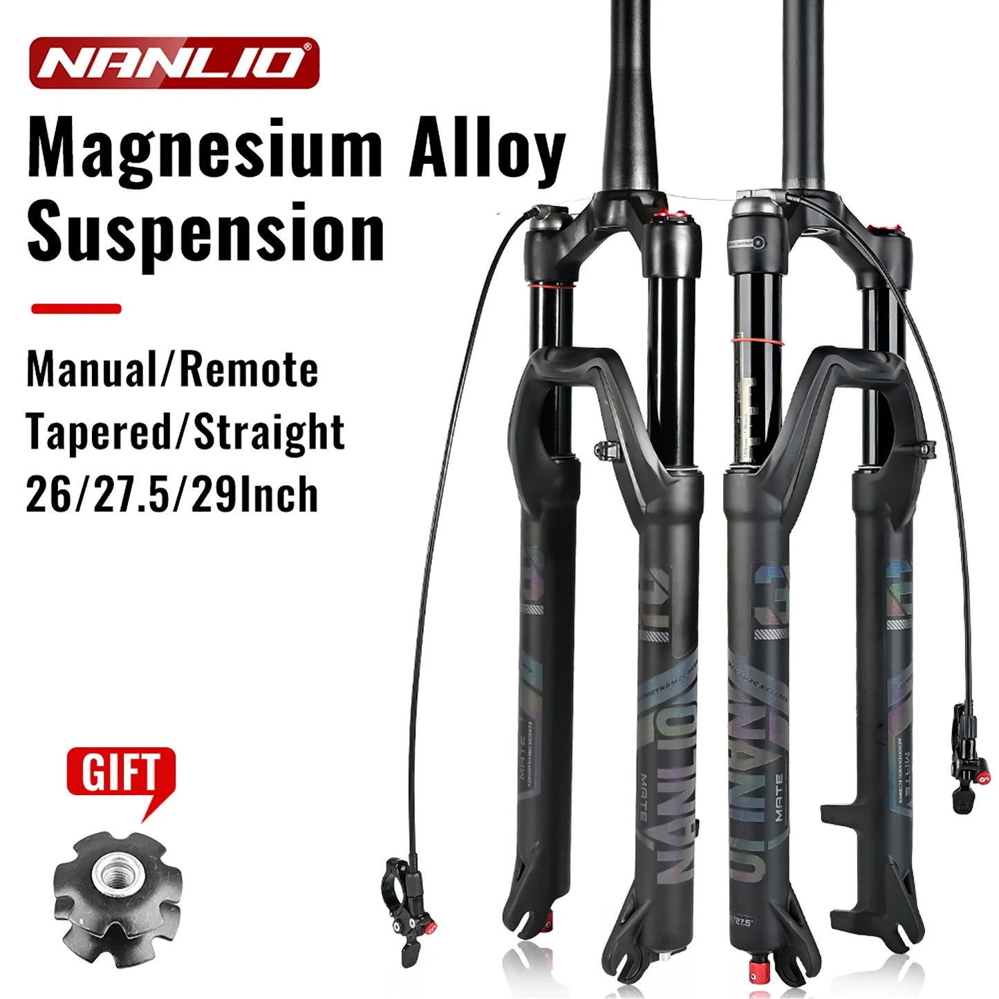 NANLIO X7 MTB Air Suspension Fork — Up to 140mm Travel