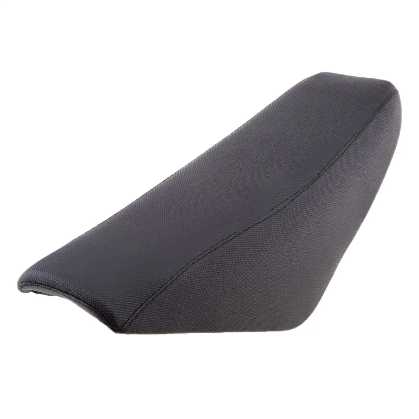Black Flat Tall Foam Seat for 110/125/140cc Pit, Pro, Trail, and Dirt Bikes — New Assembly