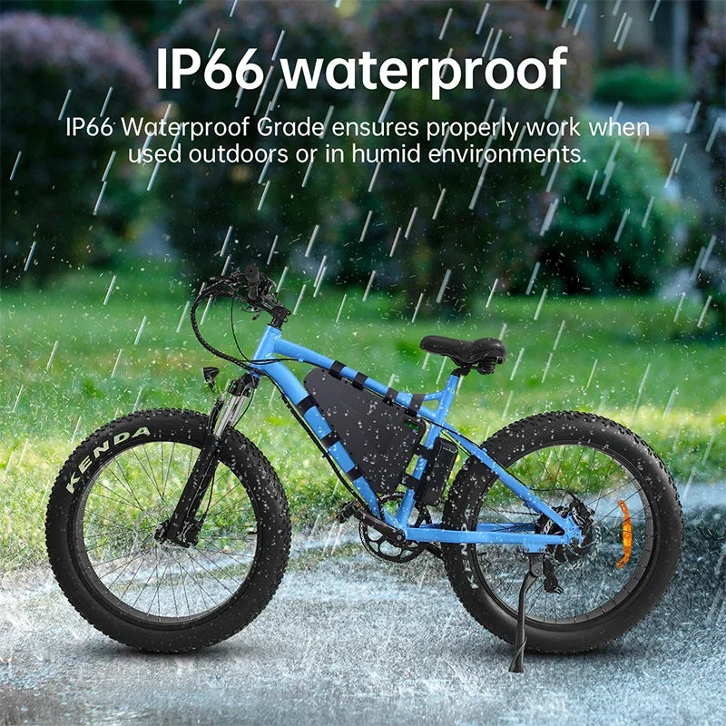 48v 52v 72v Triangle EBike battery 30ah 40ah 50ah 60ah lithium battery 2000w 3000w