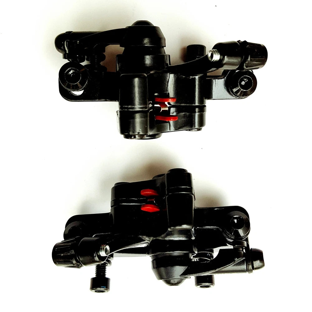 A89E Mechanical Disc Brake Set — Front & Rear Calipers with Cables for Mountain Bikes