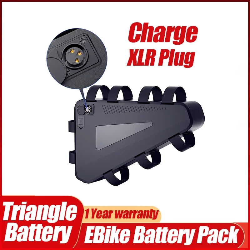 48v 52v 72v Triangle EBike battery 30ah 40ah 50ah 60ah lithium battery 2000w 3000w