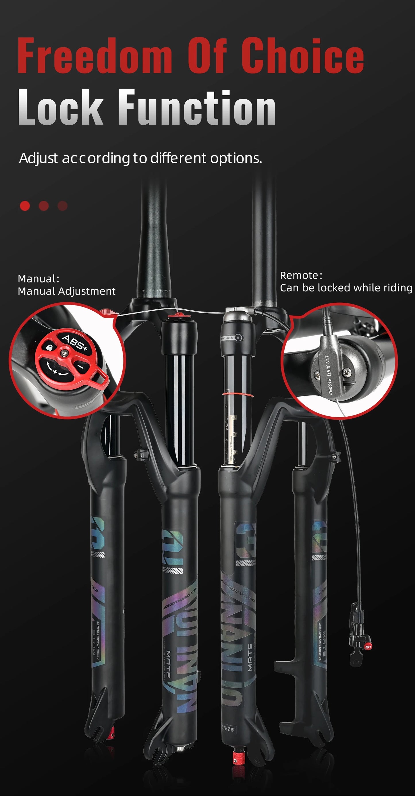 NANLIO X7 MTB Air Suspension Fork — Up to 140mm Travel